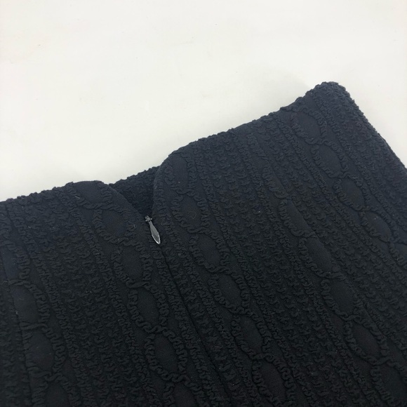 Opening Ceremony black textured skirt 2 braided - Picture 3 of 6